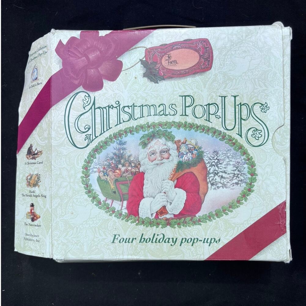 A Treasury Collection Pop up Book Set Christmas Stories Vintage 1993 4 Books